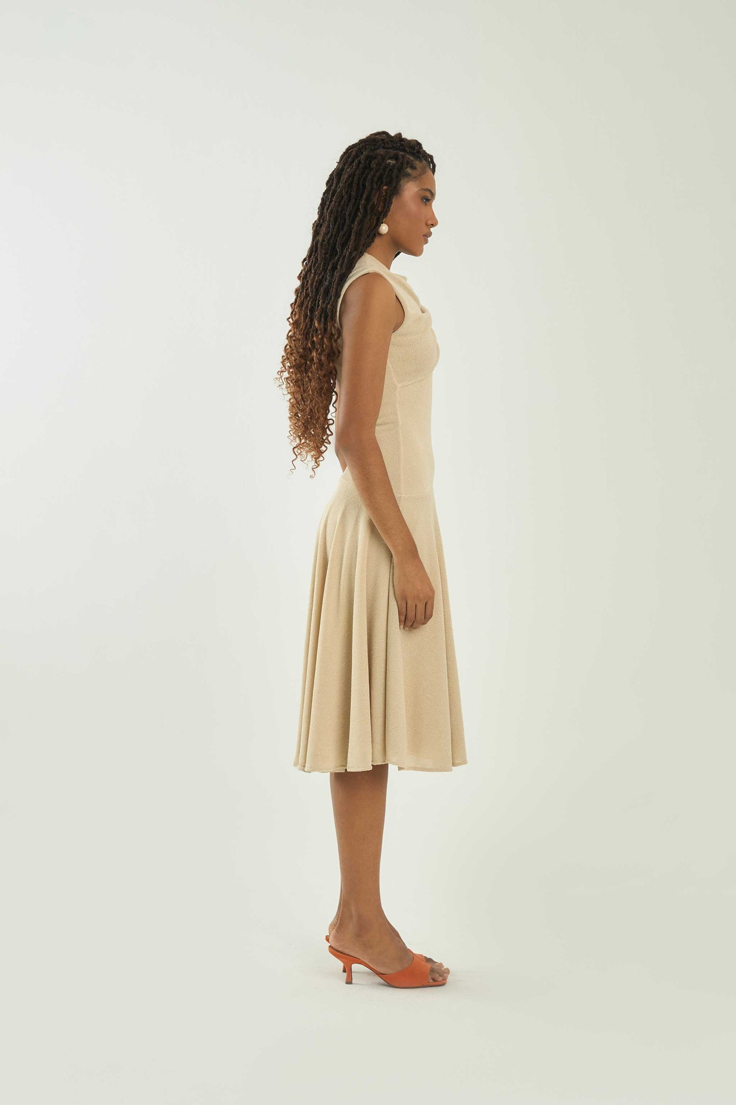 VESTIDO OLIVIA - AREIA